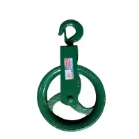 Блок монтажный 1,2 тонны, с крюком и роликом 180 мм, "MAXIMUM" MX 14008